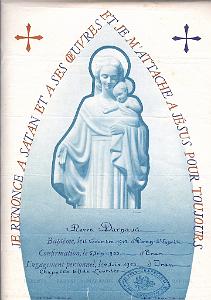 COMMUNIONS ORAN CHAPELLE N.D. DE LOURDES 1953-Darnaud Pierre-2